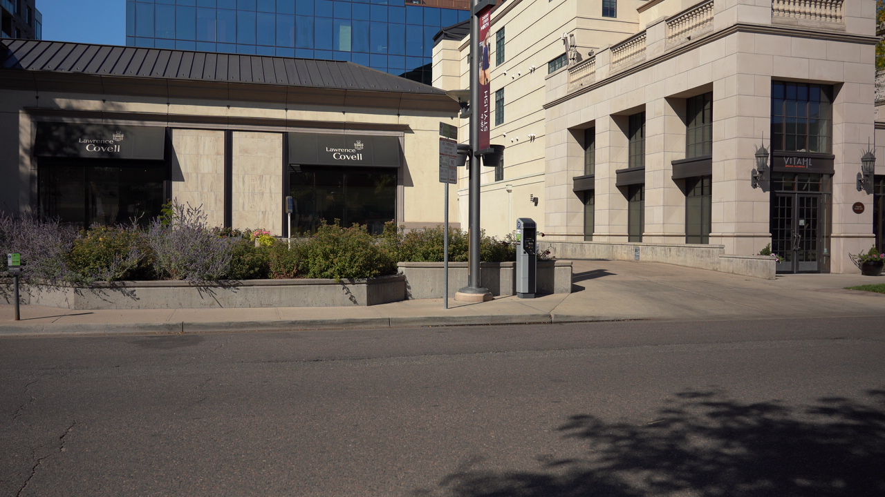 Cherry Creek commercial streetscape in Denver